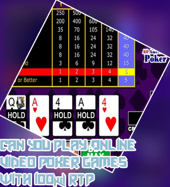 Video poker games for fun